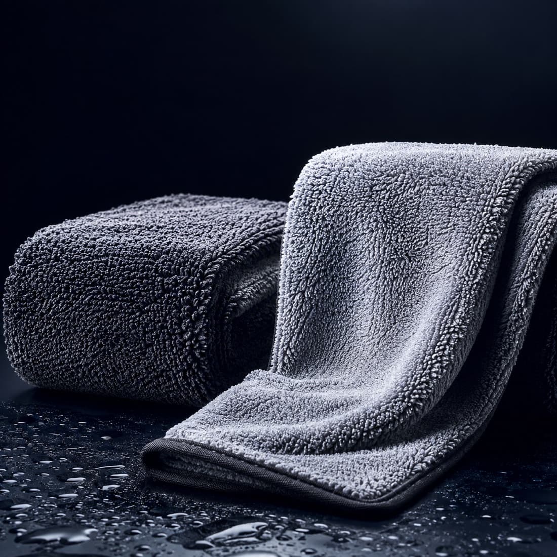 Drying Towel XL Duo — Two oversized twisted-loop towels. Dry the whole car before it dries itself.