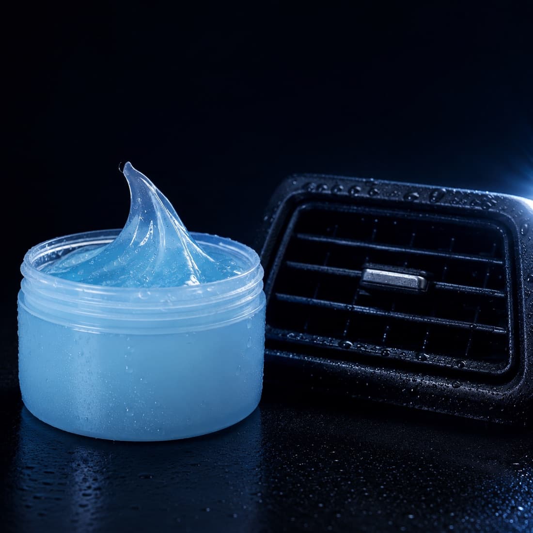 Air Vent & Screen Cleaning Gel — Press, lift, repeat. Pulls loose dust out of louvres and seams.